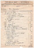 Eine Rechnung von 1949